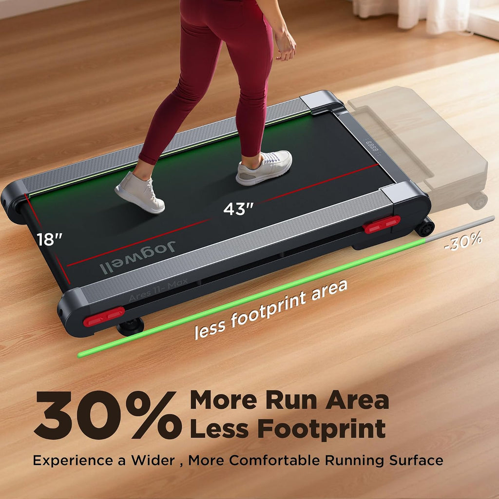 JOGWELL Ares 11 Walking Treadmill – X-Large, Black – Black / X-Large – product detail