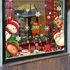XIMISHOP Christmas Window Clings, 82-Piece Set