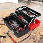 MAXPOWER MXP58 16-Inch Three-Tier Folding Tool Box – Red – product detail