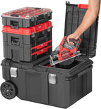 CRAFTSMAN CMST17870 30-Gallon VERSASTACK Rolling Tool Chest – Black, Red – product detail
