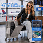 Pearstudioy 20-alum-pc-usb Carry-On Suitcase – 20 Inches, Gold – product detail