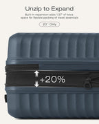 Coolife CLUS01001 Hardside Luggage Set – 3-Piece Set (20/24/28), Navy – Navy / 3-Piece Set (20/24/28) – product detail