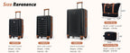 KUNEL XRK-5PCS-Black Luggage Set – 5 Piece Sets (20/24/28/DB/TB), Black – Black / 5 Piece Sets (20/24/28/DB/TB) – product detail