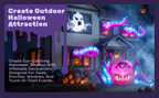 JOYIN 18672 10-Foot Halloween Octopus Inflatable – Blue-tentacled Octopus – product detail