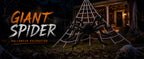 Land Guard WSJ-SJWZZ 236-Inch Halloween Web & 70-Inch Spider Set – 236 inches, White, Black – 236 inches / White, Black – product detail