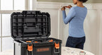 beyond BDST60500APB 3-Piece Stackable Rolling Tool Storage System – Black – product detail