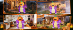 COMIN CO-69725 6-Foot Halloween Pumpkin & Dragon Inflatable – Purple – product detail
