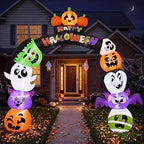 Joiedomi JOI-LZ-30612 8-Foot Halloween Pumpkin Archway Inflatable – Multicolor