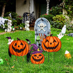 FloraSea 3-Piece Stackable Halloween Pumpkin Yard Stake Set – Halloween – product detail