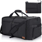 Urtala Foldable Travel Duffel Bag – 100L, Black
