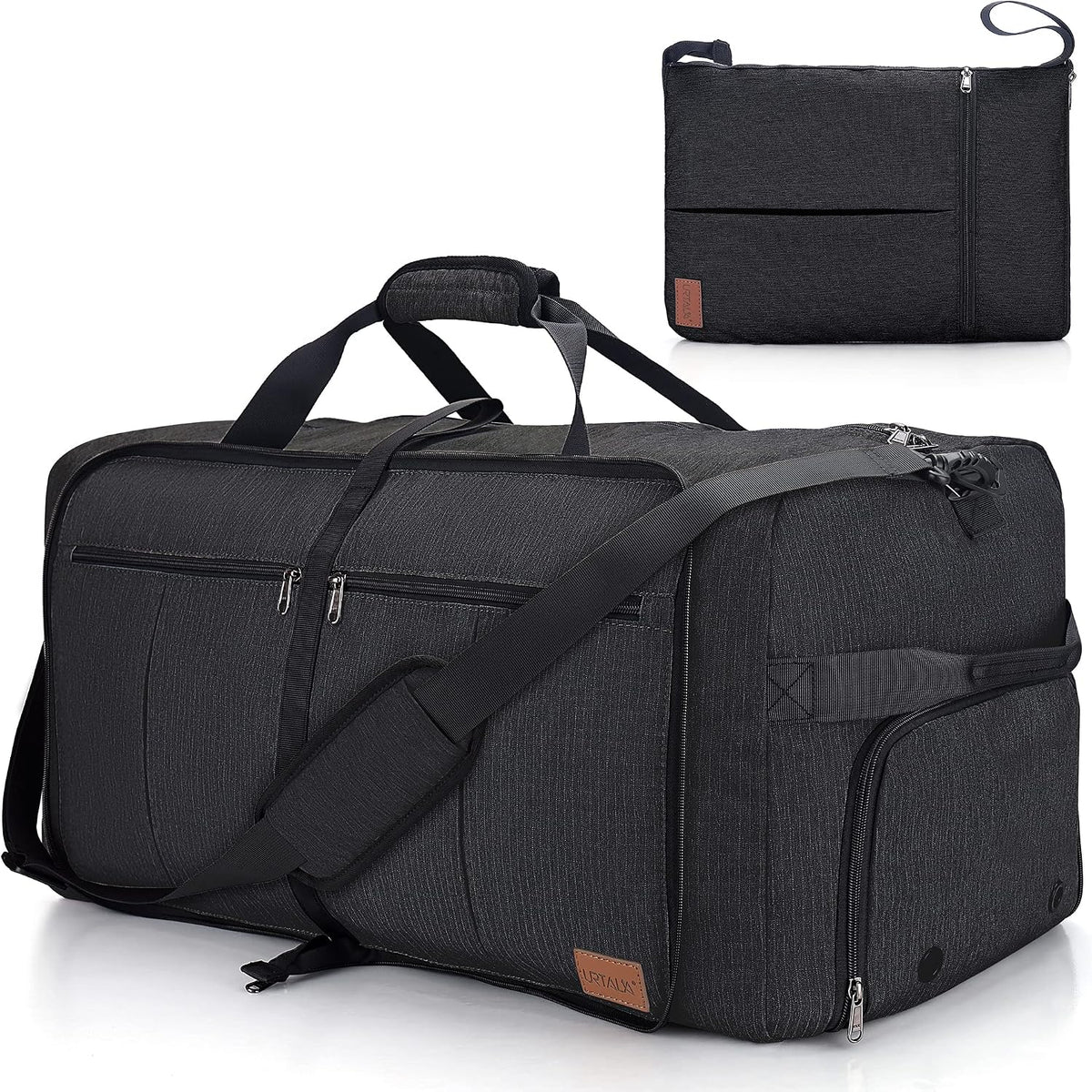 Urtala Foldable Travel Duffel Bag – 100L, Black