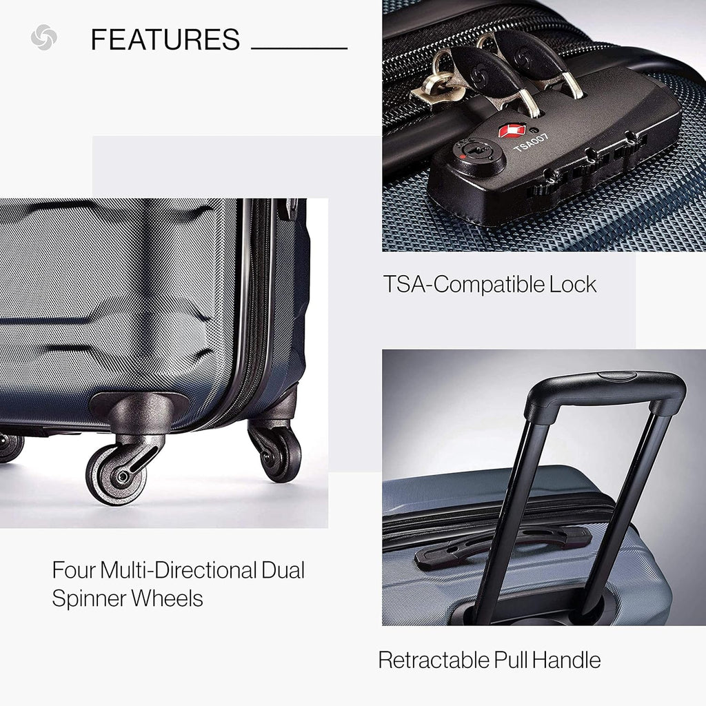 Samsonite 68308-2824 Hardside Carry-On Suitcase – Carry-On 20-Inch, Teal – Teal / Carry-On 20-Inch – product detail