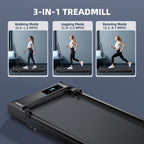 Ulfario LF-X2DF Walking Treadmill – Deep Black – product detail