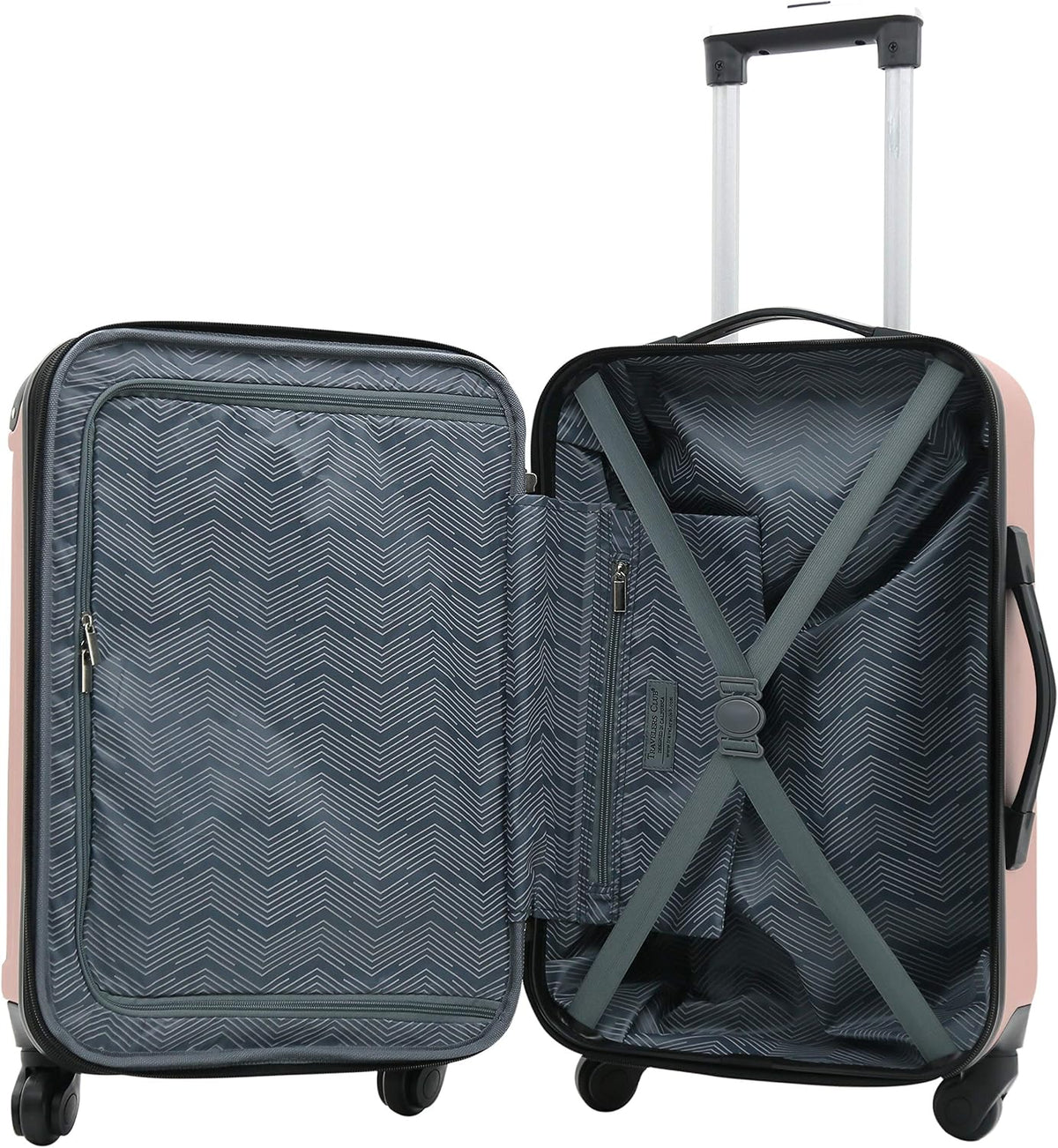 Travelers Club T-55504-670 Hardside Luggage Set – 4-Piece Set, Rose Gold – Rose Gold / 4-Piece Set – product detail