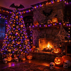 Dazzle Bright HB-300COI 100-Foot 300-LED Halloween String Lights – 300 LED, Purple & Orange – Purple & Orange / 300 LED – product detail