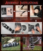AnanBros JUTU-CD 5-Foot Halloween Inflatable Mannequin & Body Bag Prop Set – Silver,Black – product detail