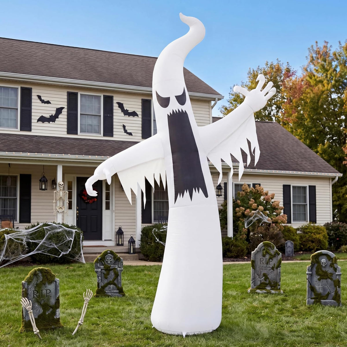 Joiedomi 30009 12-Foot Halloween Ghost Inflatable – White – product detail