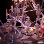 JOYIN 15668 5-Pack 16-Inch Posable Halloween Skeletons – Original – product detail