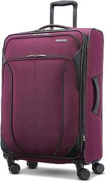 American Tourister 142353-2011 Softside Suitcase – 24 SPINNER, Purple Orchid