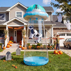 Joiedomi 9-Foot Halloween UFO & Alien Inflatable – Blue – product detail