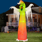 Hourleey 9-Foot Halloween Ghost Inflatable – White – product detail