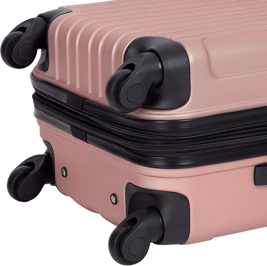 Travelers Club T-55504-670 Hardside Luggage Set – 4-Piece Set, Rose Gold – Rose Gold / 4-Piece Set – product detail