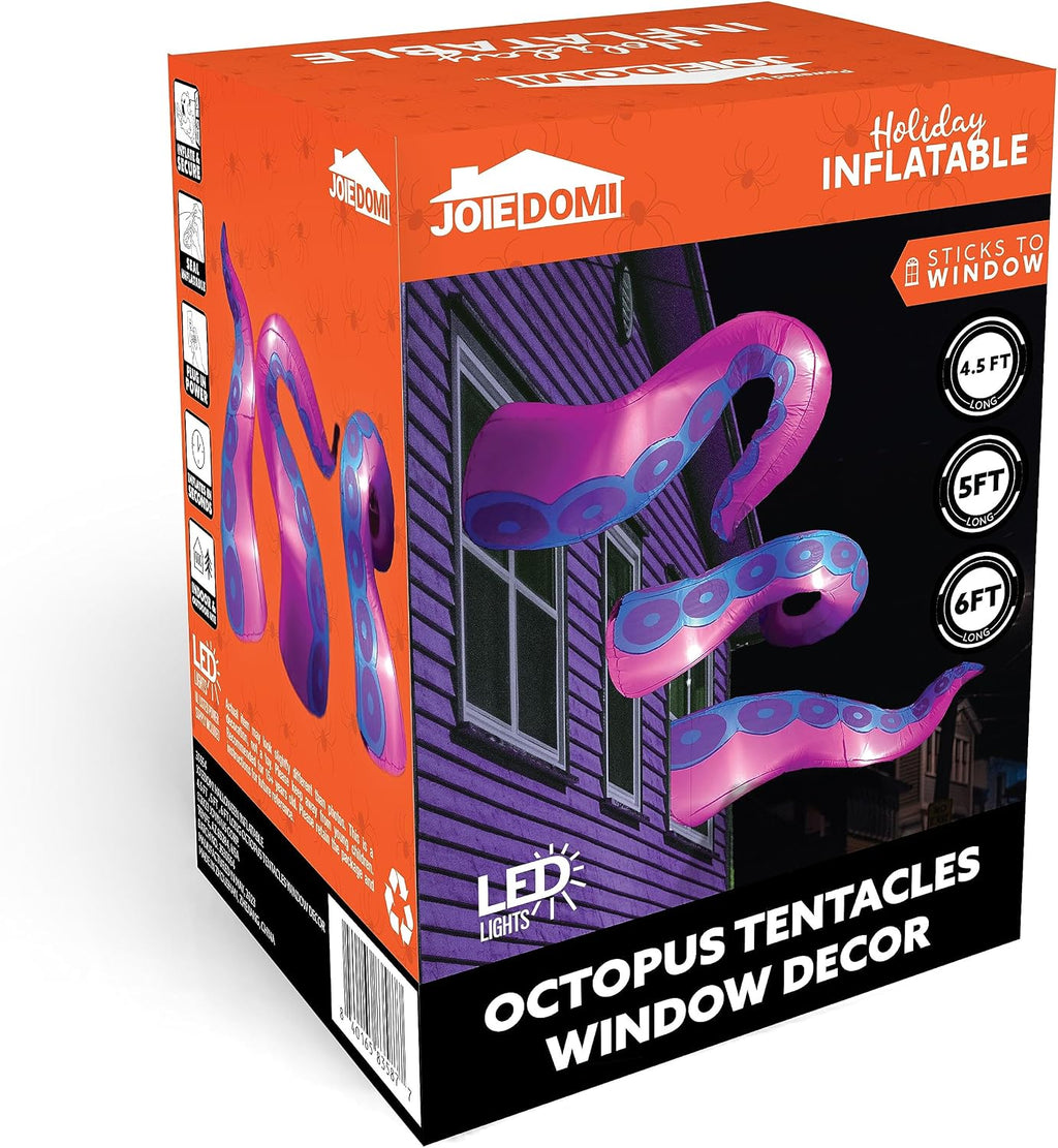 Joiedomi 30554 3-Piece Halloween Octopus Tentacle Inflatable Set – Purple – product detail