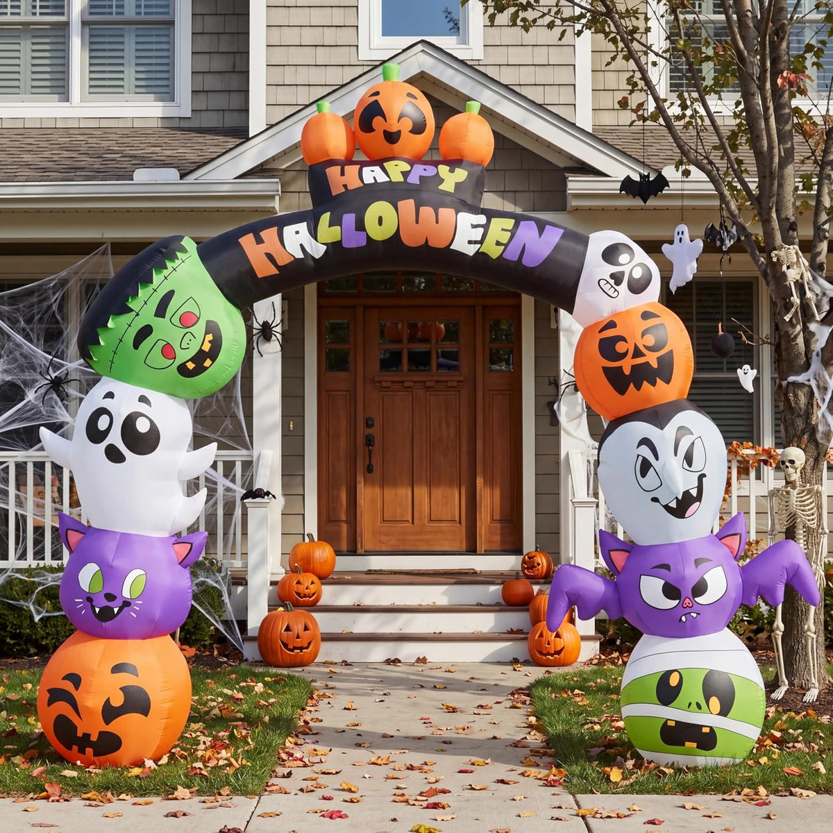 Joiedomi JOI-LZ-30612 8-Foot Halloween Pumpkin Archway Inflatable – Multicolor – product detail