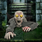 JOYIN 11577 Lighted Halloween Zombie Groundbreaker with Sound – Grey and Black – product detail