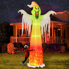 Hourleey 9-Foot Halloween Ghost Inflatable – White