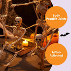 JOYIN 15668 5-Pack 16-Inch Posable Halloween Skeletons – Original – product detail