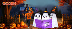 GOOSH DJ-WS-69576 5.2-Foot Halloween Reading Ghosts Inflatable – White – product detail