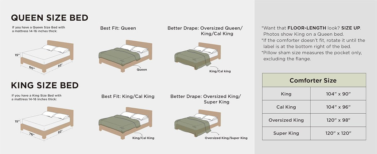 Bedsure Tufted Queen Comforter Set, 3 Pieces, Beige