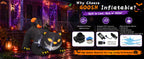 GOOSH 6-Foot Halloween Animated Black Cat Inflatable – Black – product detail