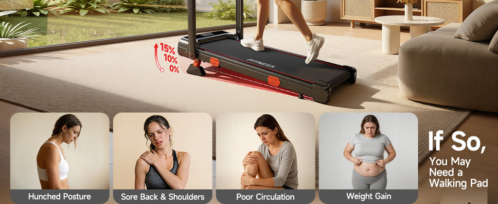 RHYTHM FUN CP03 Walking Treadmill – Matte Black – product detail