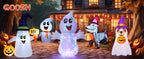 GOOSH 5-Foot Halloween Ghost Inflatable – White – product detail