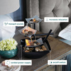 Homedics Silver Springs Tabletop Water Fountain