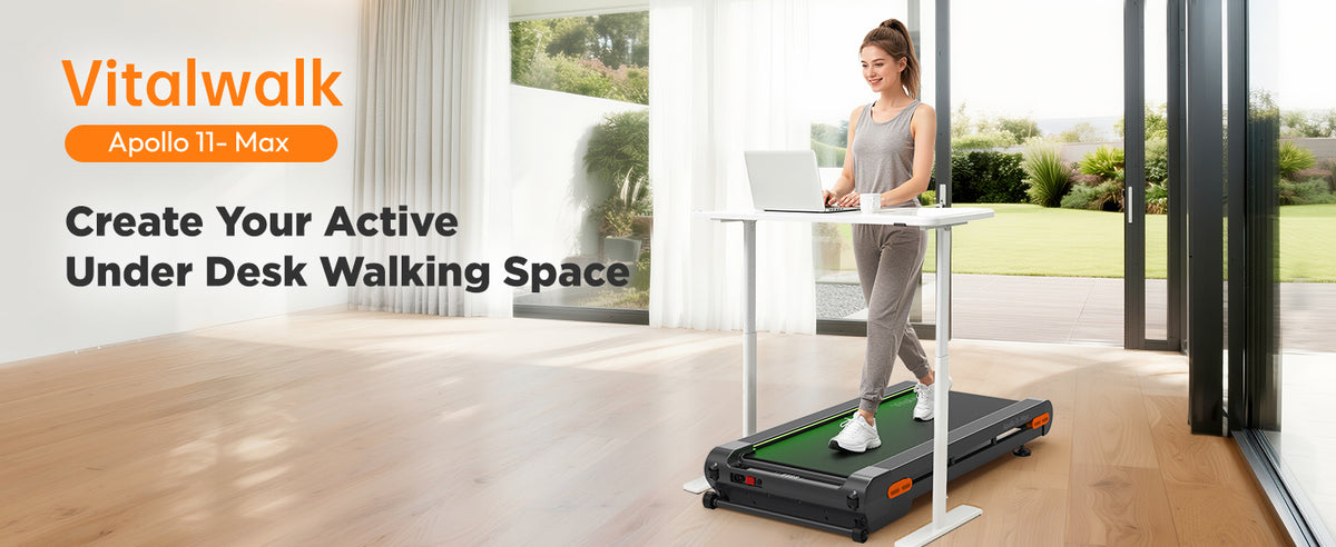 VITALWALK Apollo 11 Walking Treadmill – Grey – Grey / X-Large – product detail