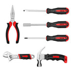 DEKOPRO 126-Piece Cordless Drill and Hand Tool Set – Red – product detail