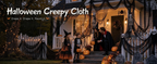 Cyantor Black Halloween Creepy Cloth, 5-Piece Set