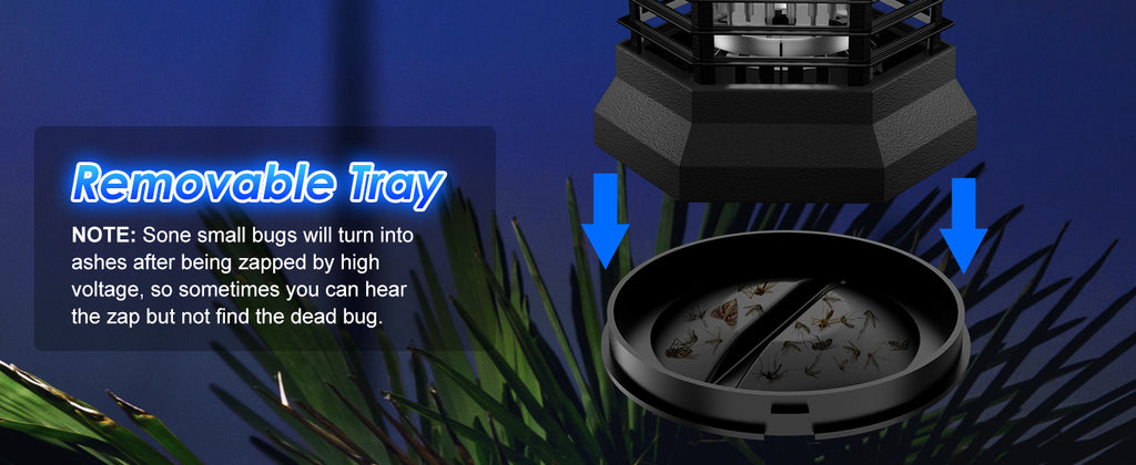 GOOTOP Plug-In Electric Bug Zapper, Black