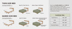 Bedsure Queen Pintuck Bedding Set, 7 Pieces, Grey