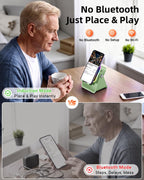 Oresoc Bluetooth and Induction Speaker Phone Stand, Green
