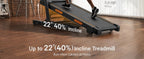 LONTEK X5FD Walking Treadmill – Coal Black – product detail