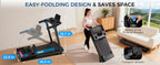 ShineMaos XMS-970NB-Black-Red Walking Treadmill – Black – product detail