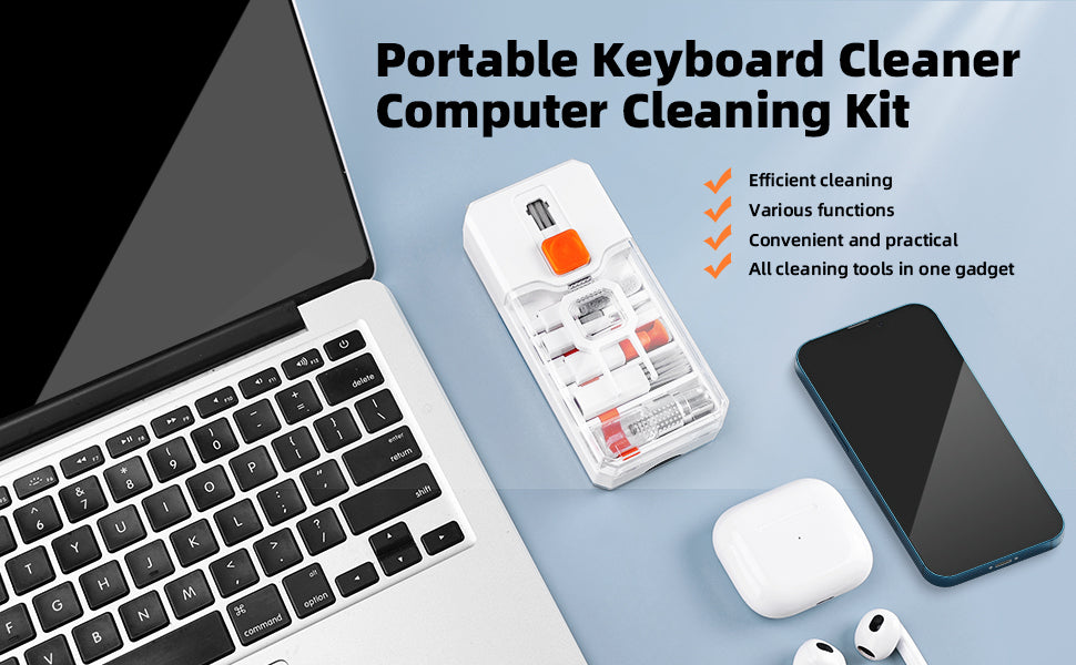 Ordilend Keyboard and Electronics Cleaning Kit, White