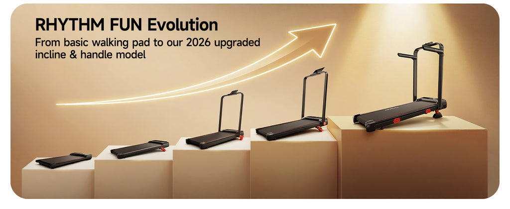 RHYTHM FUN CP03 Walking Treadmill – Matte Black – product detail