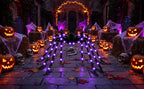 Cherislpy 78-Inch Lighted Halloween Spider Decoration – Multicolor – product detail