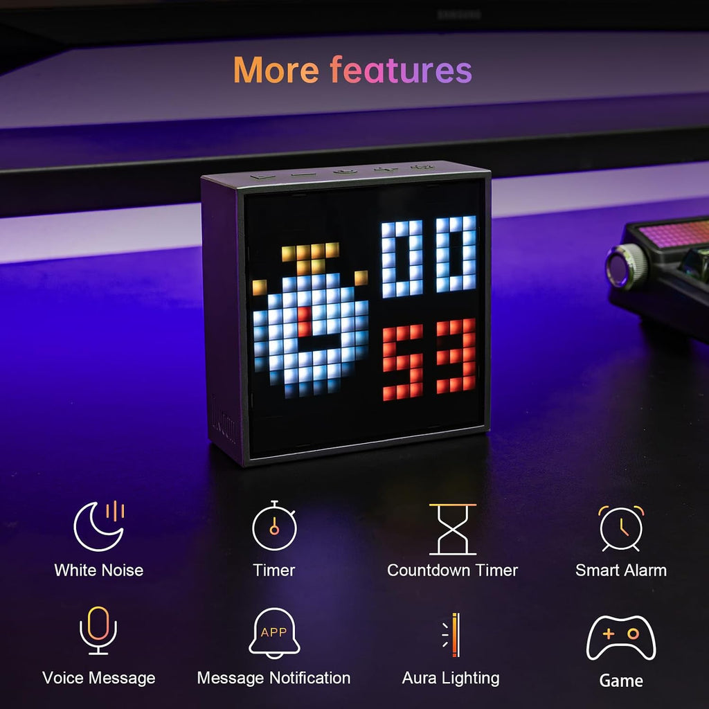 Divoom TimeBox Evo Pixel-Art Bluetooth Speaker