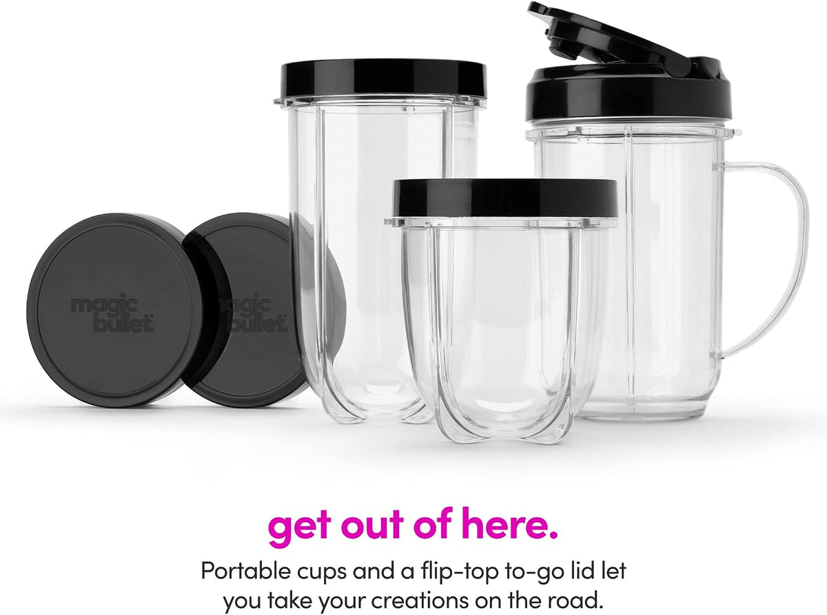 Magic Bullet MBR-1101 Personal Blender Set, Silver
